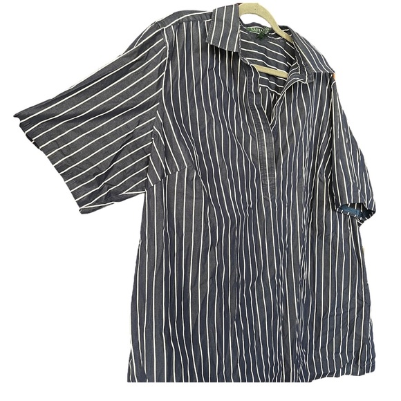 RALPH LAUREN | striped short sleeve top size 3X - Picture 5 of 5